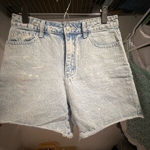 Light Blue Denim Shorts